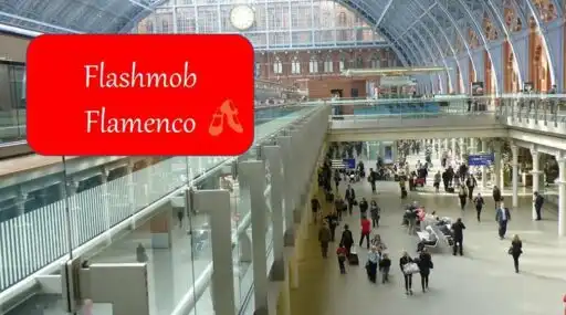 The world of Hispanic Culture 25 Flashmob flamenco en Londres