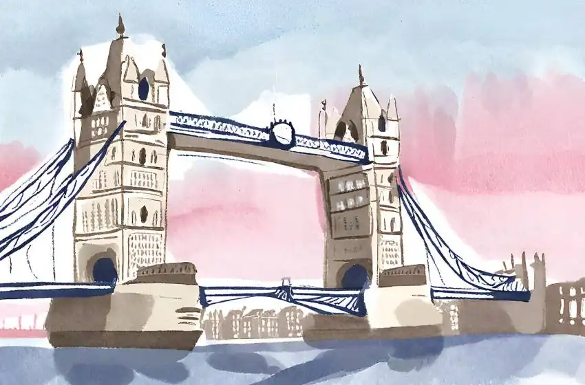 El puente de Londres se está cayendo